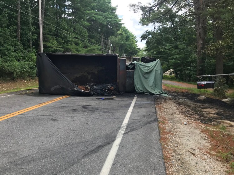 A Litchfield man was killed on Wednesday morning in a truck crash in New Gloucester.