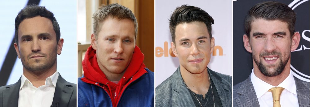 Jeremy Bloom, Jeret Peterson, Apolo Ohno, Michael Phelps