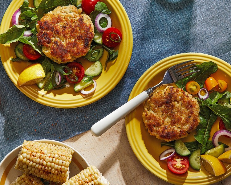Crab Cakes with Lemon and Panko