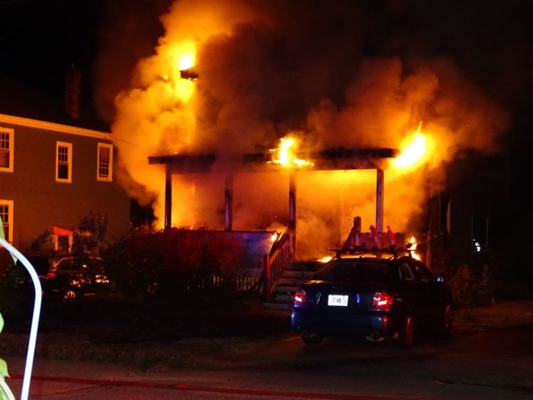 When South Portland firefighters arrived at 53 Lowell St. on Thursday night, they encountered heavy fire.
