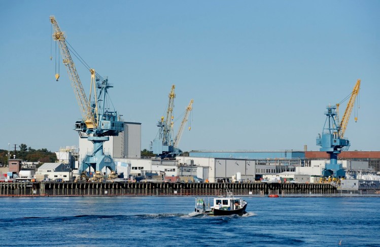 The Portsmouth Naval Shipyard in Kittery