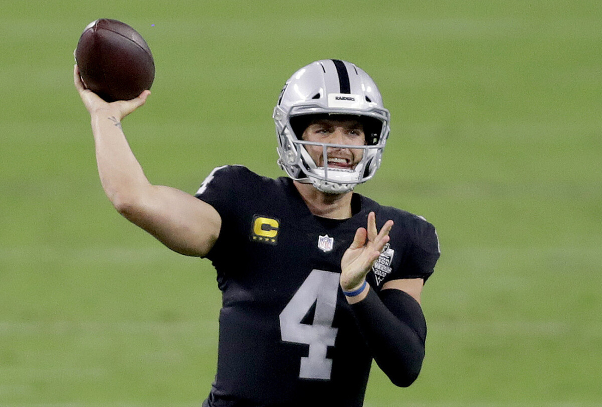 Monday's NFL: Ex-Raider Derek Carr agrees to 4-year contract with Saints