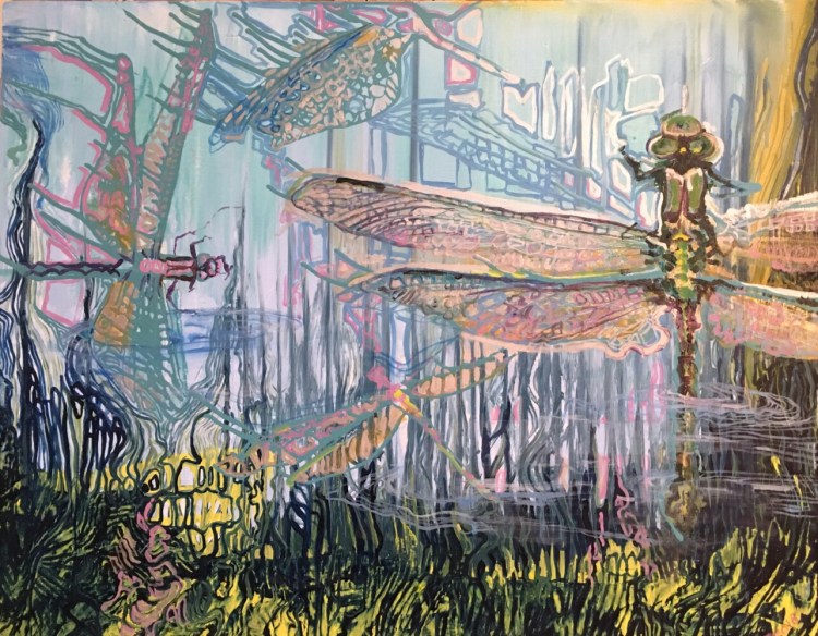"Endangered Dragonfly" by Jacqueline Johnson.