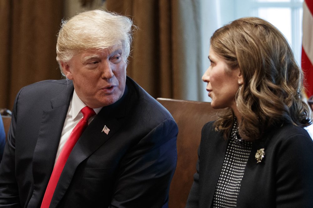 Donald Trump, Kristi Noem, J.B. Pritzker, Ron DeSantis, Mike DeWine