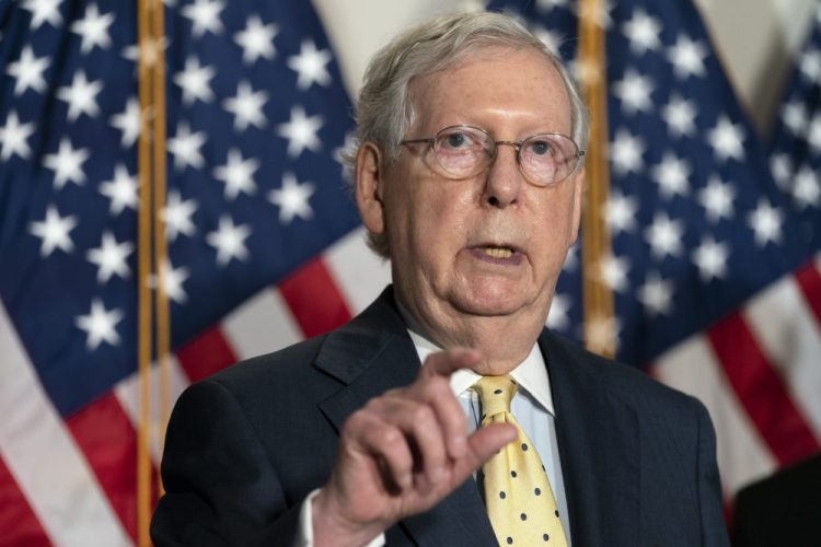 The president has asked Senate Majority Leader Mitch McConnell of Kentucky to focus his attention on confirming U.S. Supreme Court nominee after President Trump announced he is ending talks on providing another round of COVID-19 stimulus money. 