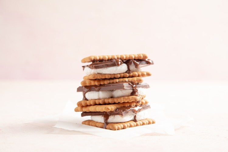 Anna Stankiewicz does ordinary s'mores, like these pictured, one better. She adds Italian flavorings. 