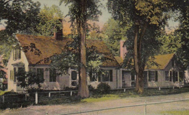 Postcard of Jacob Abbott's house in Farmington.

