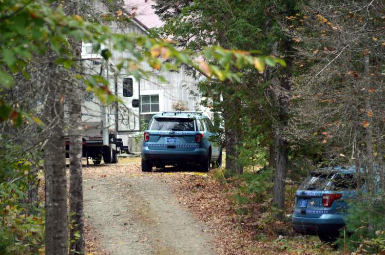 Maine State Police investigate a shooting at 125 Bonne Terre Road in Waldo.