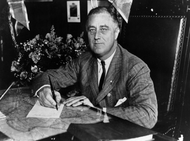 Franklin Delano Roosevelt (1882 - 1945) the 32nd President of the United States from 1933-45, shown here in 1936. (Photo by Keystone Features/Getty Images/TNS)