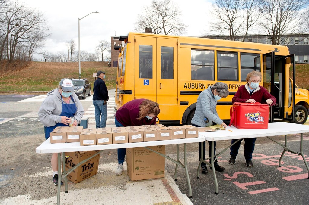 Photos Auburn schools resume mealstogo in light of school closure