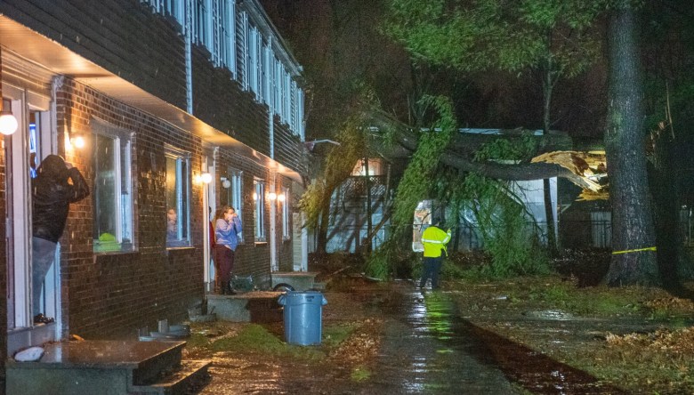 Howling storm knocks out power and downs trees