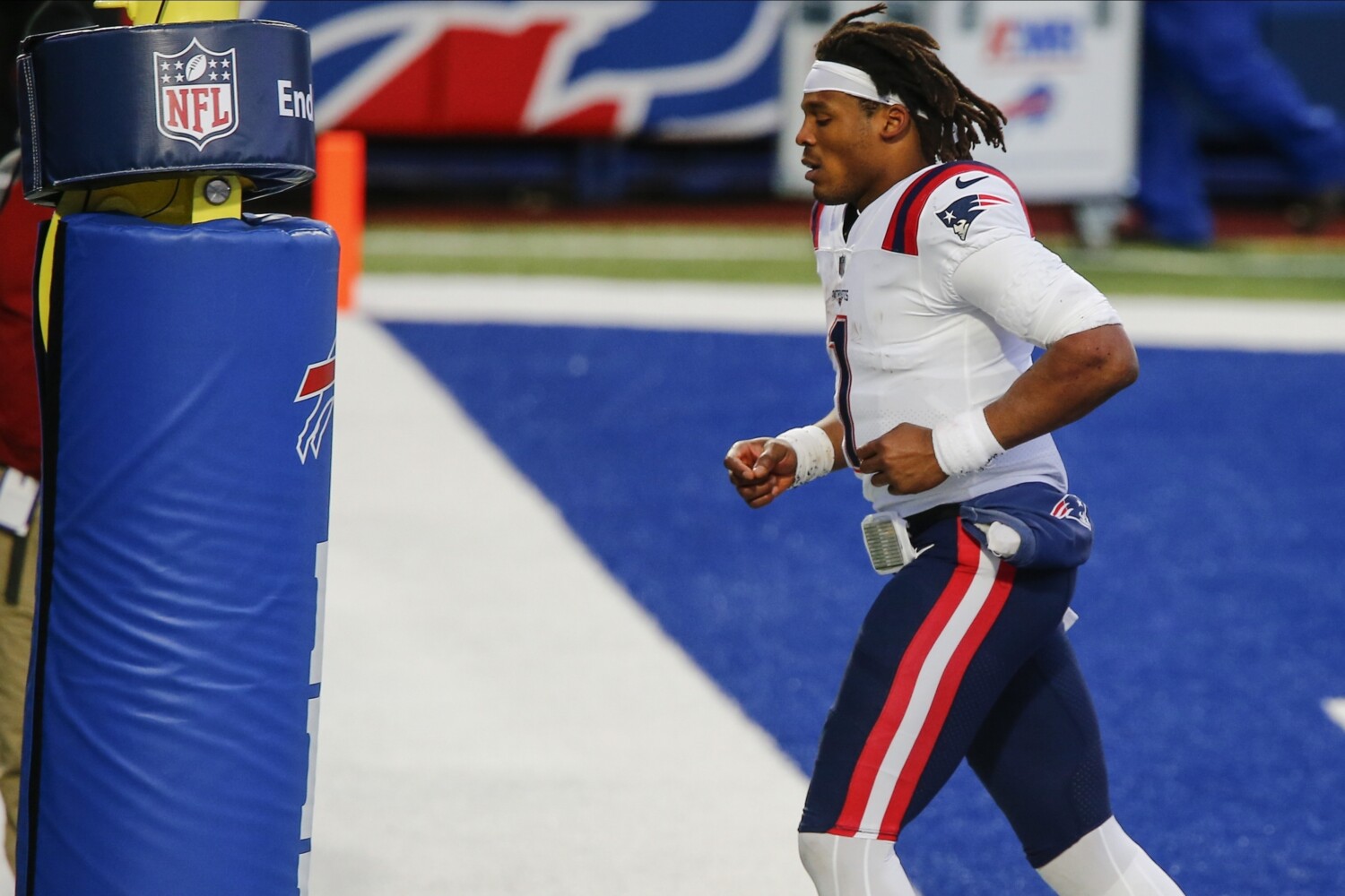 Bills beat Patriots 24-21 on Newton's late fumble