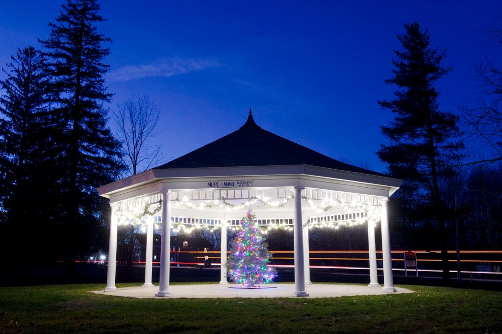 Turner gazebo decorated in memory of devoted helper