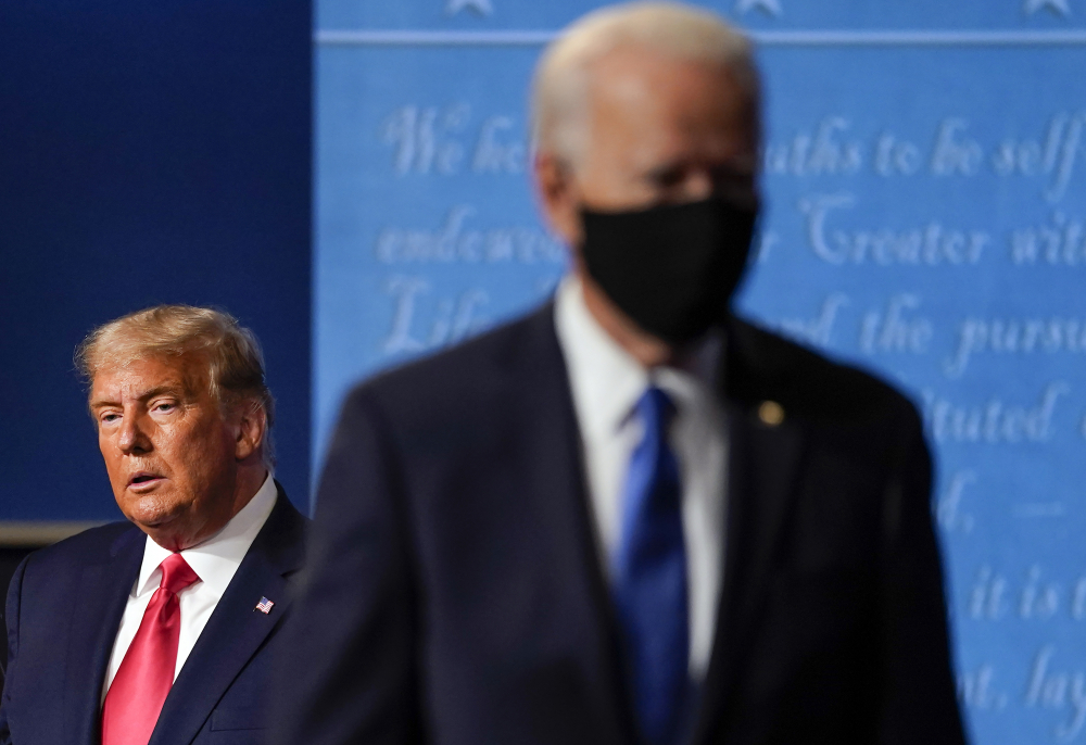 Melania Trump, Donald Trump, Joe Biden