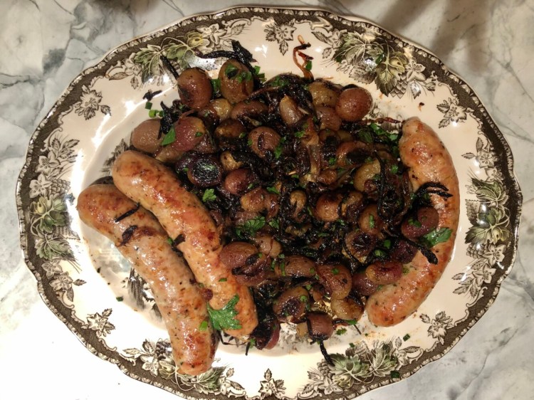 Sausages and Grapes