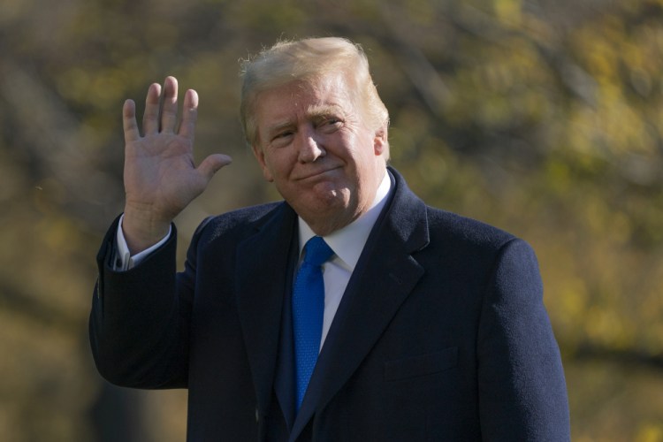 President Trump returns from Camp David on Sunday. The money raised by his political organization is largely from small-dollar donors, campaign officials say, who tend to contribute the most when they feel the president is under siege or facing unfair political attacks. 