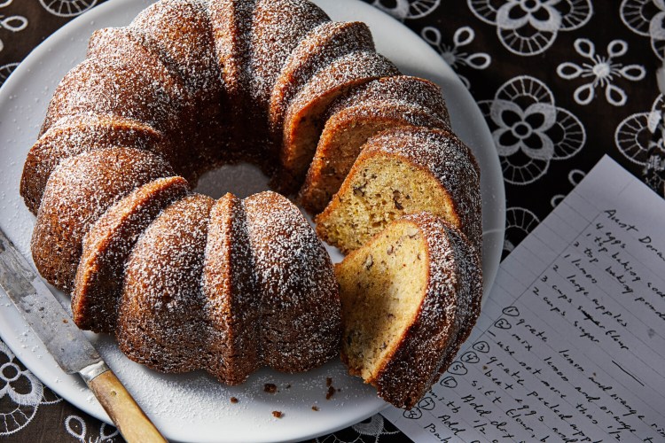 Apple and Pear Cake With Citrus and Nuts. MUST CREDIT: Photo by Tom McCorkle for The Washington Post.