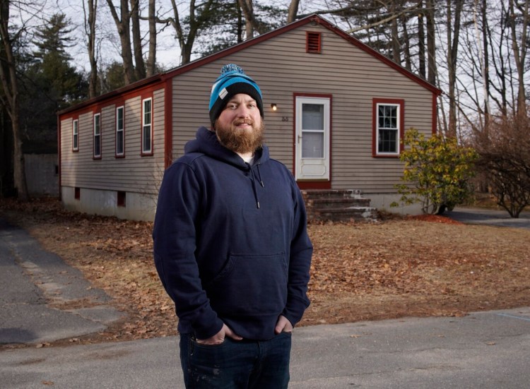SOUTH PORTLAND, ME - JANUARY 22: It took Colin Wagner, a first-time home buyer, eight months and multiple rejected offers before he finally purchased a house in South Portland. Despite the pandemic, residential real estate sales broke records in Maine during 2021. (Staff photo by Gregory Rec/Staff Photographer)
