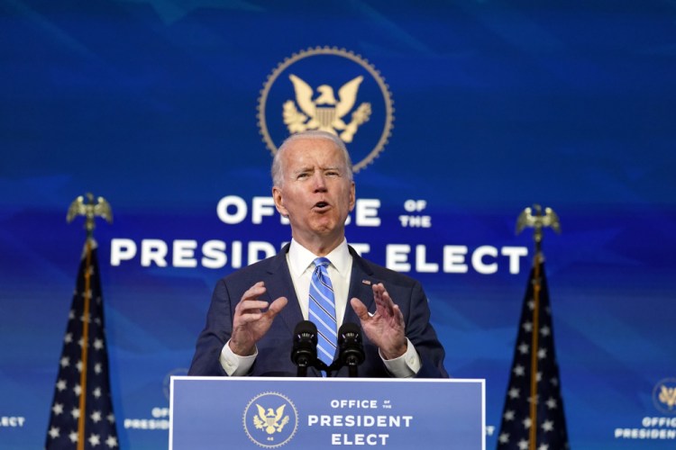 President-elect Joe Biden pledged on Friday to maximize the available supply of vaccines and materials needed to administer them, using a Cold War-era law called the Defense Production Act to direct private manufacturing.