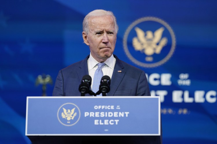 President-elect Joe Biden called on President Trump to demand an end to the mob violence as it went on at the Capitol on Wednesday. 