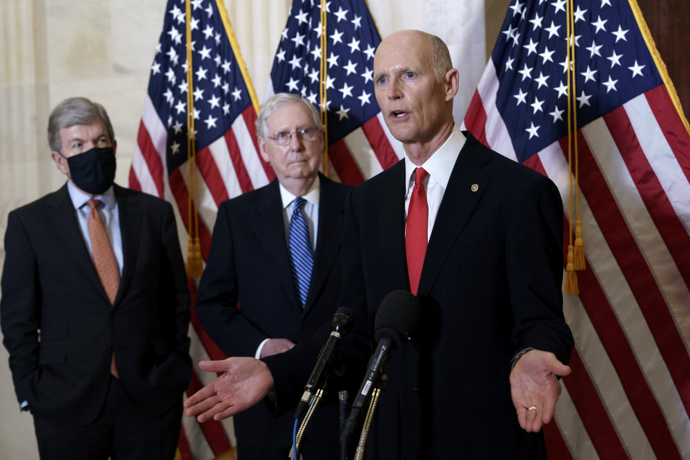 Mitch McConnell, Rick Scott, Roy Blunt
