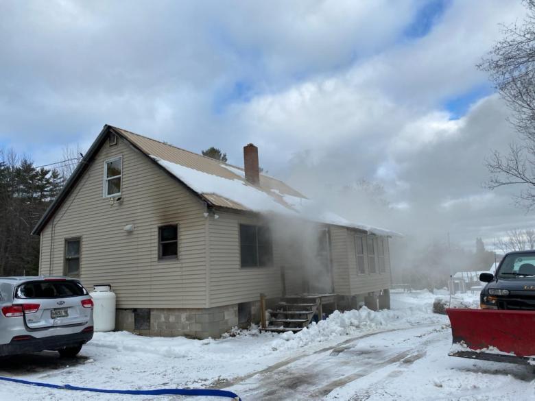 Fire heavily damages house in Chesterville