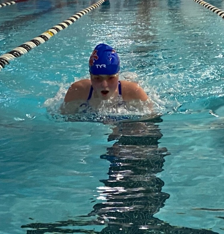 The Mt. Ararat Eagles held their first virtual swim meet of the season on Thursday at the Wiscasset Community Center in Wiscasset. 