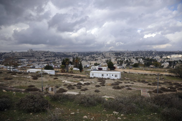 The Givat Hamatos Israeli settlement in east Jerusalem. 

