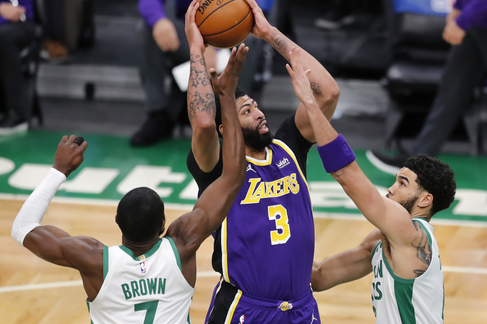 Anthony Davis, Jaylen Brown, Jayson Tatum