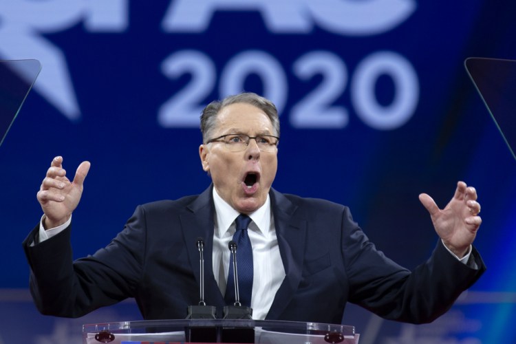 A New York lawsuit last year highlighted misspending and self-dealing claims that have roiled the NRA and its longtime leader, Wayne LaPierre, shown here in February 2020, in recent years – from hair and makeup for his wife to a $17 million post-employment contract for himself. 