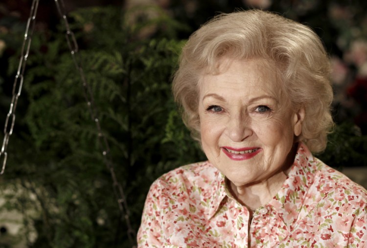 Actress Betty White in 2010. 
