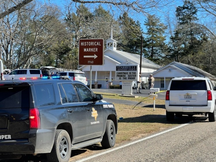 The Smith County Sheriff's Office is investigating a fatal shooting at the Starrville Methodist Church in Winona, Texas, on Sunday morning. A suspect who fled has been arrested, according to the sheriff’s office. 