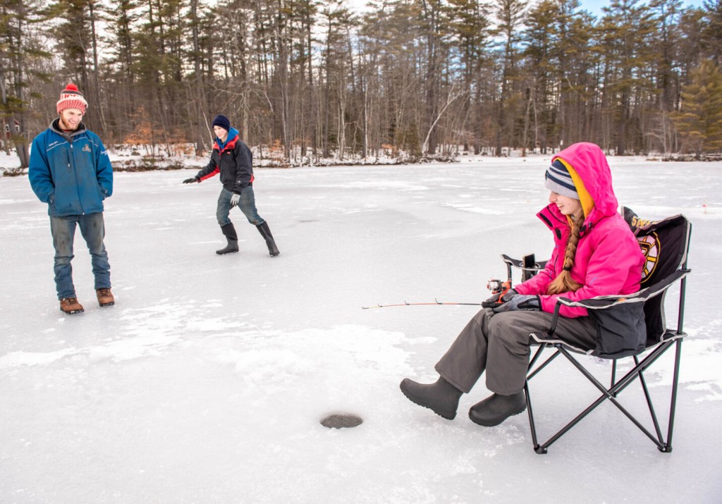 Maine Department of Inland Fisheries & Wildlife - Interested in trying ice  fishing for the first time? Has it been a while since you have set a trap?  Free Fishing License Week