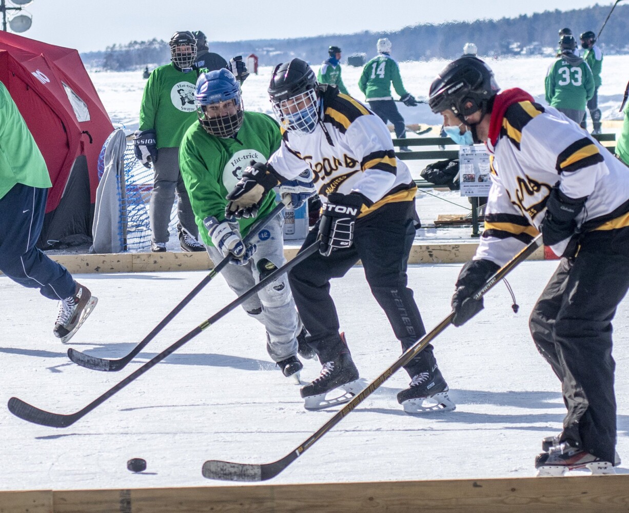 Maine Pond Hockey Classic scales back competition, ups the fun in Sidney image
