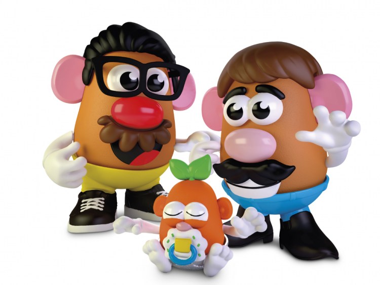 Hasbro, the company that makes the potato-shaped plastic toy, is giving the spud a gender neutral new name: Potato Head. The change will appear on boxes this year. 