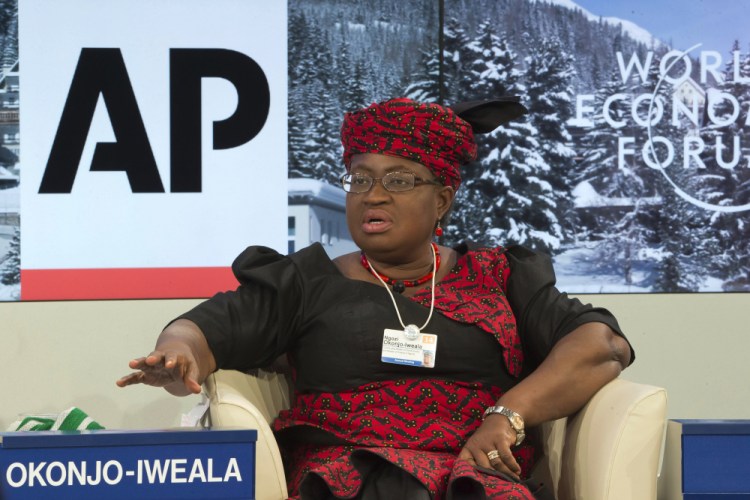 Ngozi Okonjo-Iweala  was appointed as director-general of the World Trade Organization on Monday by representatives of the 164 member countries. 
She said that as the first woman and first African to hold the post, “I absolutely do feel an additional burden, I can't lie about that. ...But the bottom line is that if I want to really make Africa and women proud I have to produce results, and that's where my mind is at now."