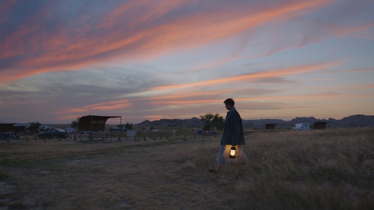 Frances McDormand in the film “Nomadland.” 