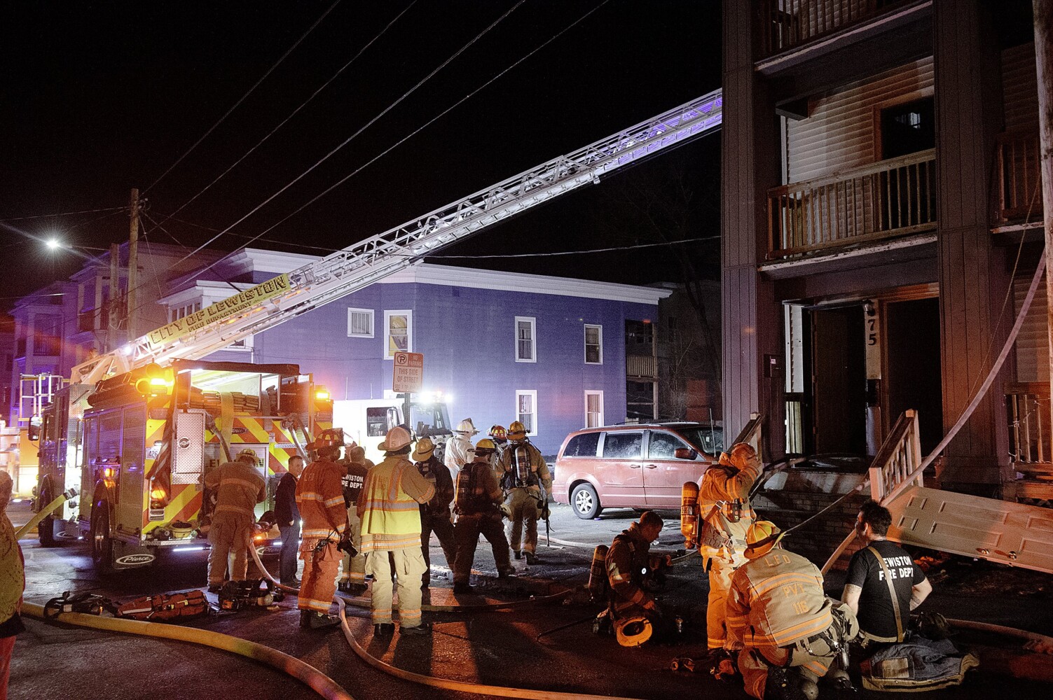 21 People Displaced By Thursday Apartment Building Fire In Lewiston