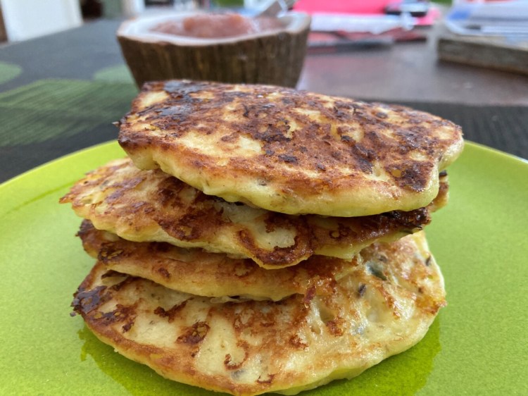 Savory Cottage Cheese Pancakes
