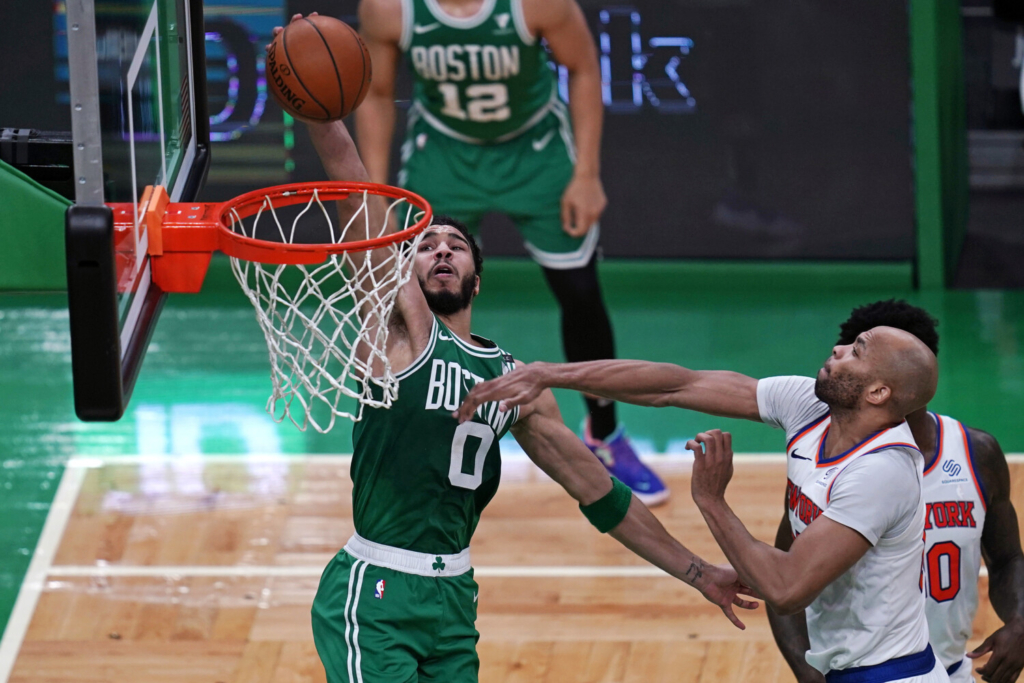 Tatum, Brown lead Celtics' rally past Barrett, Knicks