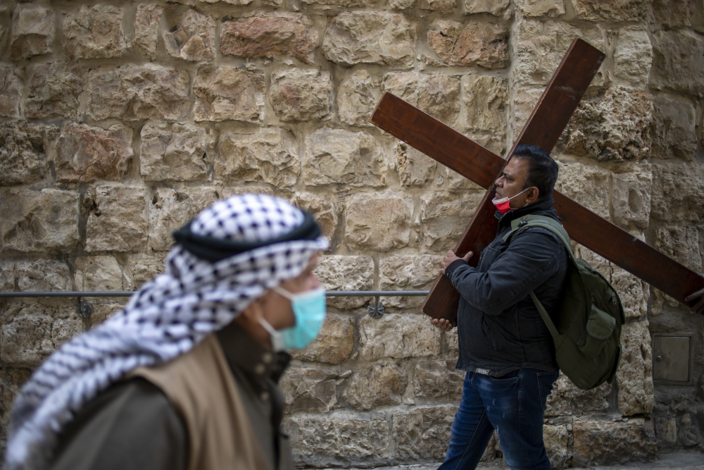 APTOPIX_Israel_Palestinians_Holy_Week_67048