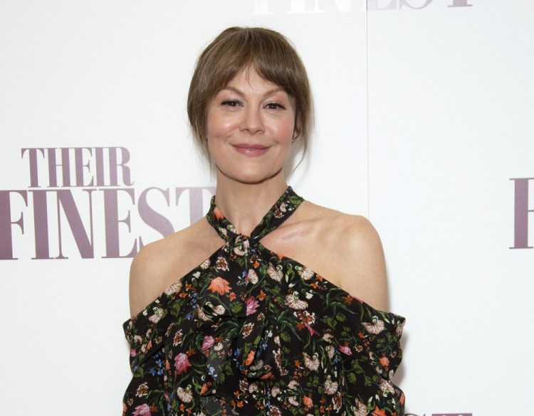 Actress Helen McCrory at a special screening of "Their Finest" at the BFI in central London on April 12, 2017. 