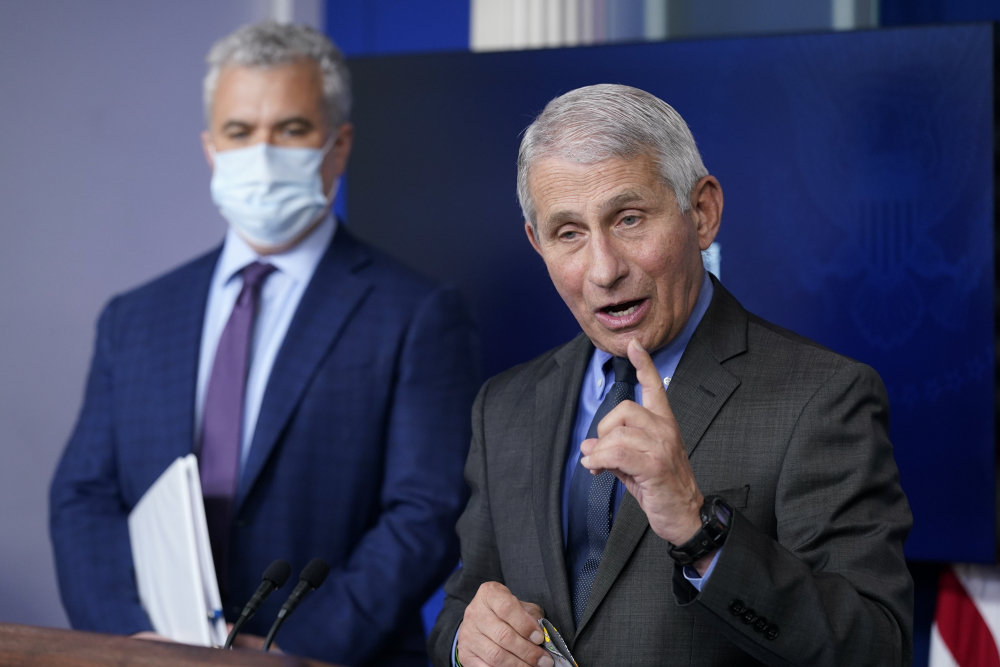 Anthony Fauci, Jeff Zients