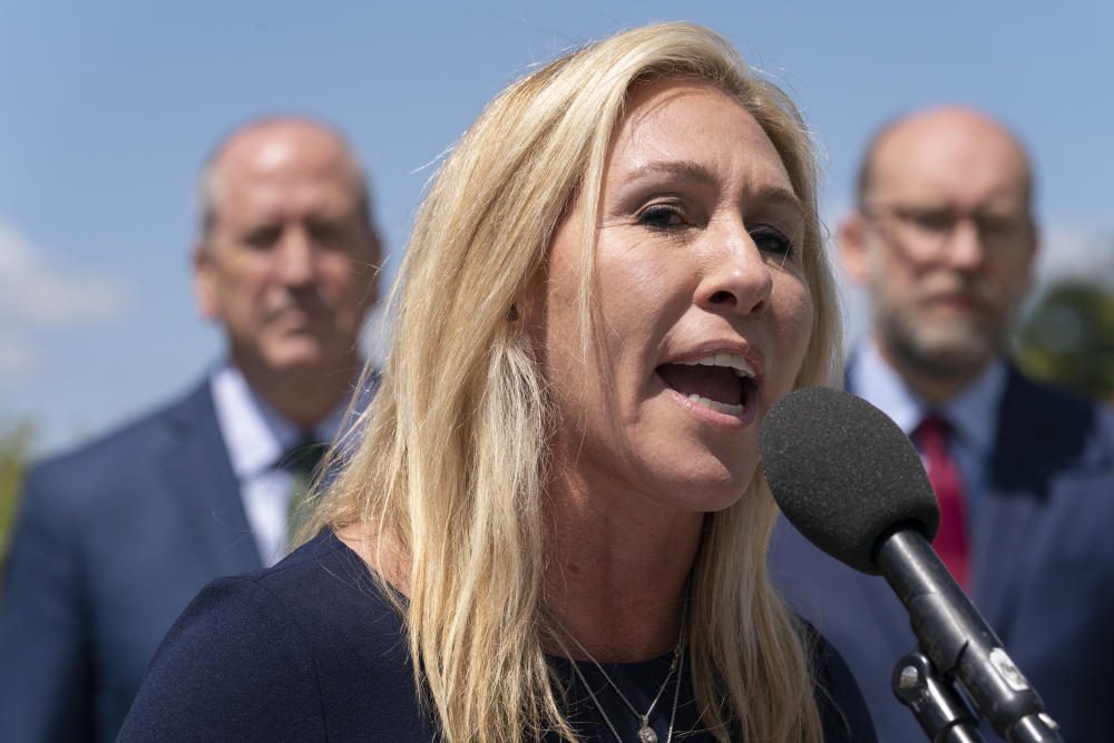 Marjorie Taylor Greene, Dan Bishop, Russ Vought