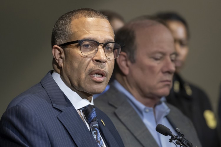 Detroit Police Chief James Craig, who formerly held the same post in Portland, is shown in 2019. He announced his retirement on Monday in Detroit and there is speculation that he might run for Michigan governor as a Republican. 