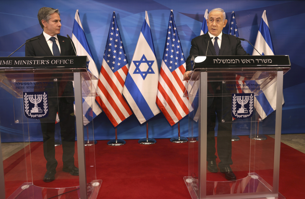Benjamin Netanyahu, Anthony Blinken