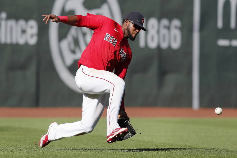 Franchy Cordero working to transition to first base with Worcester