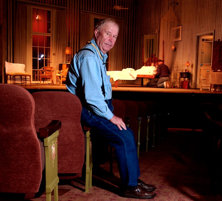 FILE - In this Oct. 17, 2003, file photo, actor Ned Beatty poses at New York's Music Box Theatre where he plays the role of Big Daddy in a new production of Tennessee Williams' "Cat on a Hot Tin Roof." Beatty, the indelible character actor whose first film role, as a genial vacationer raped by a backwoodsman in 1972′s “Deliverance,” launched him on a long, prolific and accomplished career, died Sunday, June 13, 2021. He was 83. (AP Photo/Gino Domenico, File)