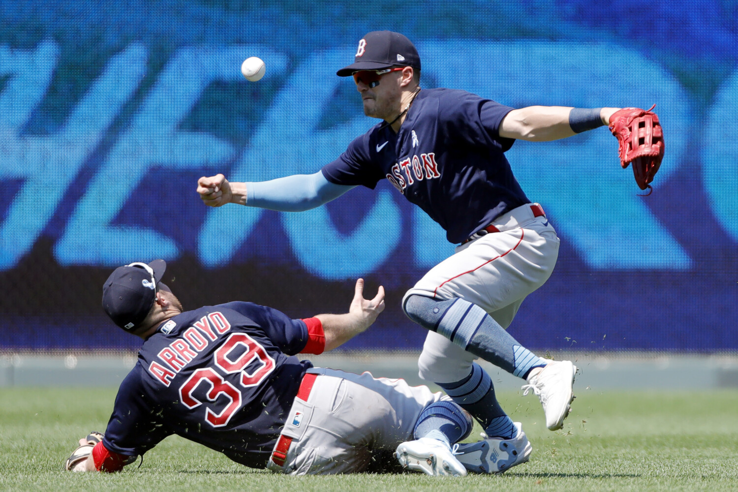 Red Sox Notebook: Christian Arroyo, Kevin Plawecki exit early with