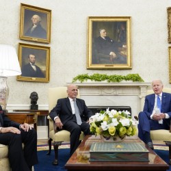 Joe Biden, Ashraf Ghani, Abdullah Abdullah